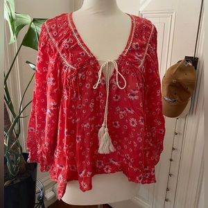 Free people peasant blouse